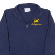 CHAMPION California Mens Sweatshirt Blue 1 4 Zip USA S Online now