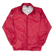 US BASIC Mens Rain Jacket Red 90s Hooded S Online now