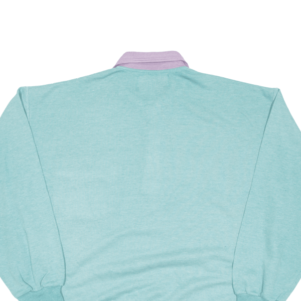 BUECKLE Womens Sweatshirt Green Collared M on Sale