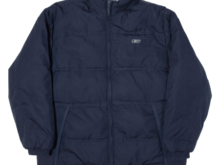 REEBOK Boys Puffer Jacket Blue XL For Sale