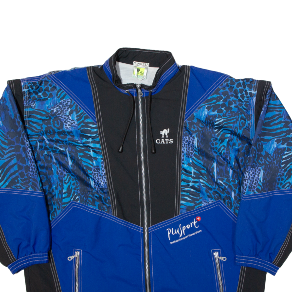 CATS Detachable Sleeve Womens Shell Jacket Blue 90s L Online Sale