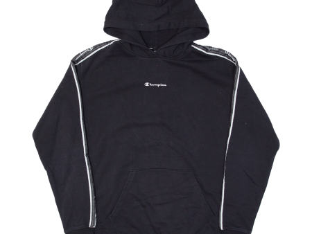 CHAMPION Mens Black Hoodie S on Sale