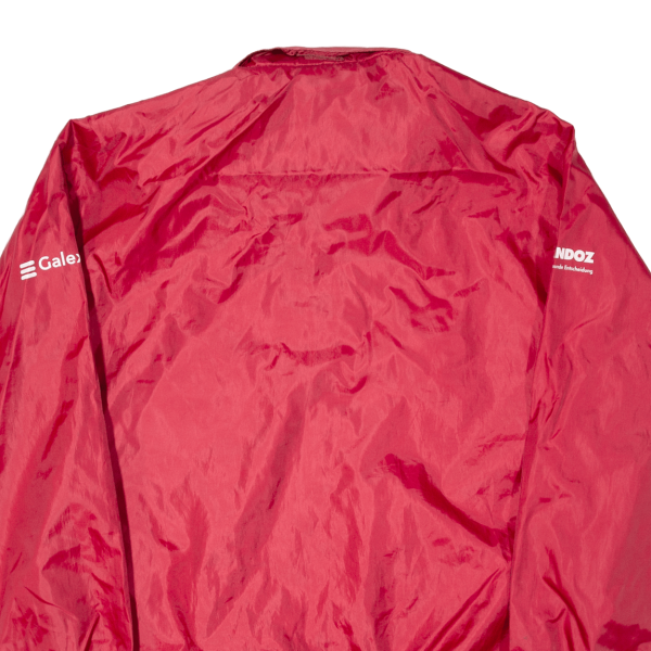 US BASIC Mens Rain Jacket Red 90s Hooded S Online now