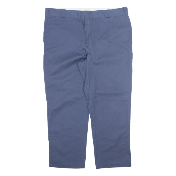 DICKIES Workwear Mens Trousers Blue Regular Straight W40 L29 Online now