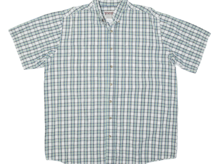 WRANGLER Tall Mens Shirt Green Plaid XL Online Sale