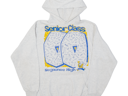 GRAYSTONE GRAPHICS Negaunee High Senior Class 2000 Mens Grey Hoodie USA M Online