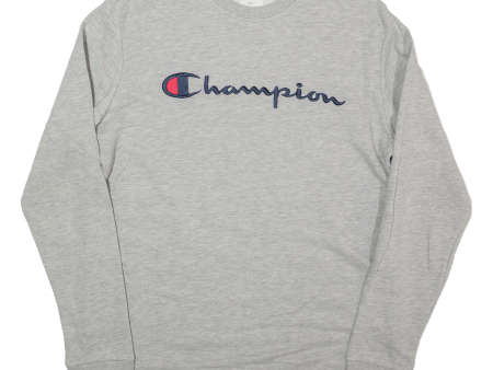 CHAMPION Mens Sweatshirt Grey M Online Sale