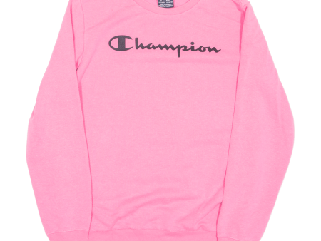 CHAMPION Girls Sweatshirt Pink 13-14Y Sale