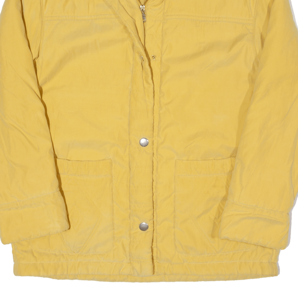 CLASSIC FASHION Womens Jacket Yellow 90s UK 14 For Sale