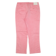 ARMANI JEANS Womens Jeans Pink Regular Straight W34 L27 Supply