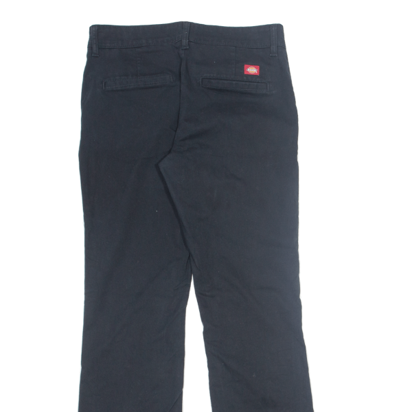 DICKIES Workwear Womens Trousers Black Slim Bootcut W30 L31 Supply