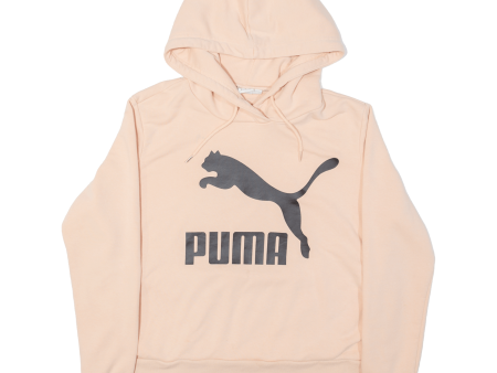 PUMA Womens Orange Hoodie M Sale