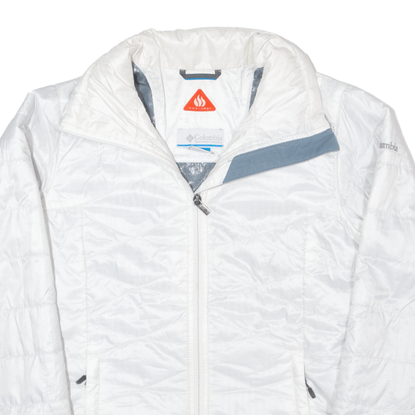 COLUMBIA Lightweight Womens Puffer Jacket White S Supply