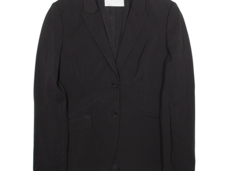 BOSS Womens Blazer Jacket Black Wool UK 8 For Discount