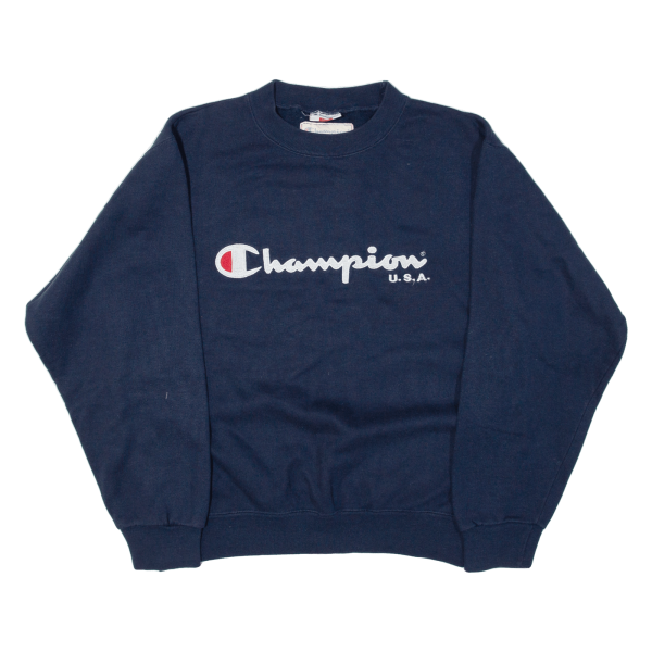 CHAMPION USA Mens Sweatshirt Blue S Online now