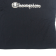 CHAMPION Cropped Womens T-Shirt Black 2XL Discount