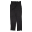 DOLCE & GABBANA Pleated Womens Trousers Black Slim Straight Wool W29 L32 Fashion