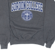 CHAMPION Gordon College Massachusetts Mens Sweatshirt Grey USA S Discount