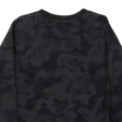 CALVIN KLEIN Performance Camouflage Womens Sweatshirt Black XS Online Hot Sale