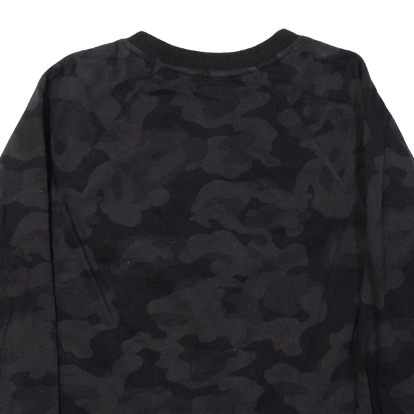 CALVIN KLEIN Performance Camouflage Womens Sweatshirt Black XS Online Hot Sale