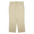 DICKIES Workwear Mens Trousers Beige Relaxed Straight W36 L28 Hot on Sale