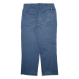 DICKIES Workwear Mens Trousers Blue Relaxed Straight W36 L28 on Sale