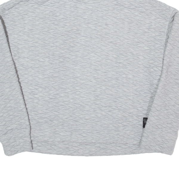 CALVIN KLEIN PERFORMANCE Womens Sweatshirt Grey High Neck M Cheap