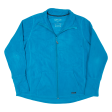 CALVIN KLEIN PERFORMANCE Womens Fleece Jacket Blue 2XL Hot on Sale