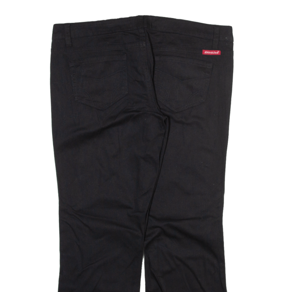 DICKIES Womens Trousers Black Slim Bootcut W34 L25 Hot on Sale