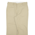 DICKIES Workwear Mens Trousers Beige Relaxed Straight W36 L28 Hot on Sale