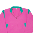 1 4 Zip Mens Pullover Jacket Pink 90s S Fashion