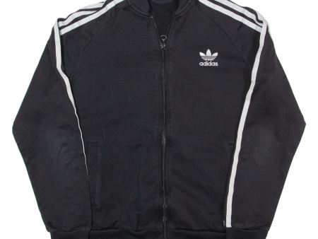 ADIDAS Boys Track Jacket Black 13-14Y Fashion