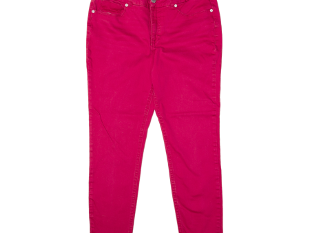 SEVEN7 Womens Jeans Red Slim Skinny W34 L28 Hot on Sale