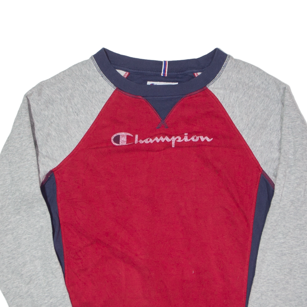 CHAMPION Sweatshirt Red Mens S Online Hot Sale