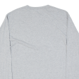 CHAMPION Mens T-Shirt Grey Long Sleeve M For Sale