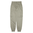 Cargo Womens Trousers Green Regular Tapered W27 L29 on Sale