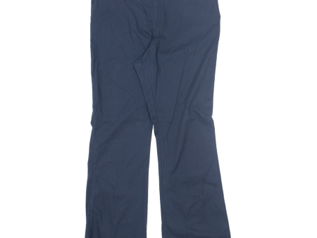 DICKIES Workwear Womens Trousers Blue Slim Bootcut W38 L34 Sale