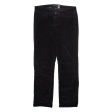 CALVIN KLEIN JEANS Womens Corduroy Trousers Black Regular Straight W32 L30 For Cheap