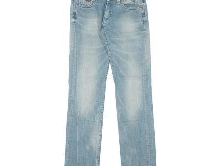 TOMMY HILFIGER Suzzy Womens Jeans Blue Slim Straight Stone Wash W24 L30 Hot on Sale