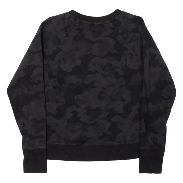 CALVIN KLEIN Performance Camouflage Womens Sweatshirt Black XS Online Hot Sale