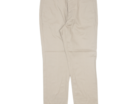 DOCKERS Khaki Mens Trousers Beige Slim Tapered W32 L29 Supply