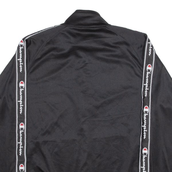 CHAMPION Mens Track Jacket Black L on Sale