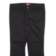 DICKIES Womens Trousers Black Slim Bootcut W34 L25 Hot on Sale