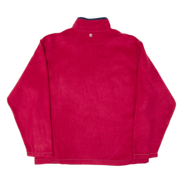 NAUTICA Mens Fleece Red 1 4 Zip 2XL Sale