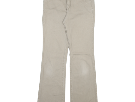 DICKIES Workwear Womens Trousers Beige Slim Bootcut W30 L29 Discount