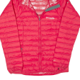 COLUMBIA Lightweight Womens Puffer Jacket Red Hooded XS Online Hot Sale