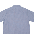 ARAMARK Mens Worker Shirt Blue Check L Discount