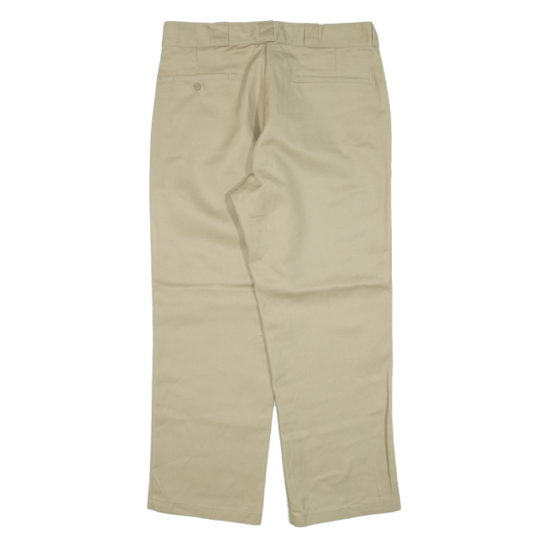 DICKIES 874 Workwear Mens Trousers Beige Regular Straight W36 L29 Online