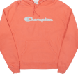 CHAMPION REVERSE WEAVE Womens Orange Hoodie M Sale