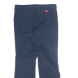 DICKIES Workwear Womens Trousers Blue Slim Bootcut W38 L34 Sale